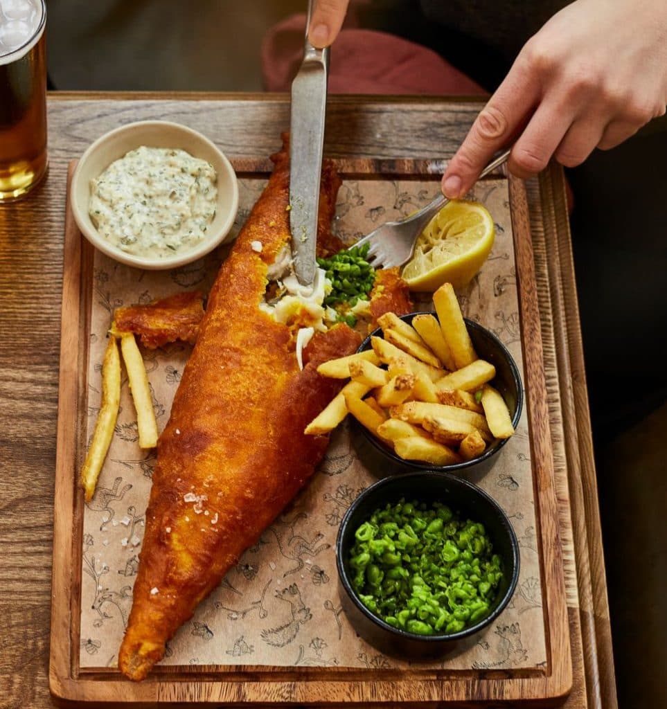 Cover Image for Complimentary Fizz when you order Fish and Chips at The March Hare!